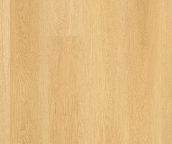 Bright oak wood floor with vertical planks and natural grain patterns