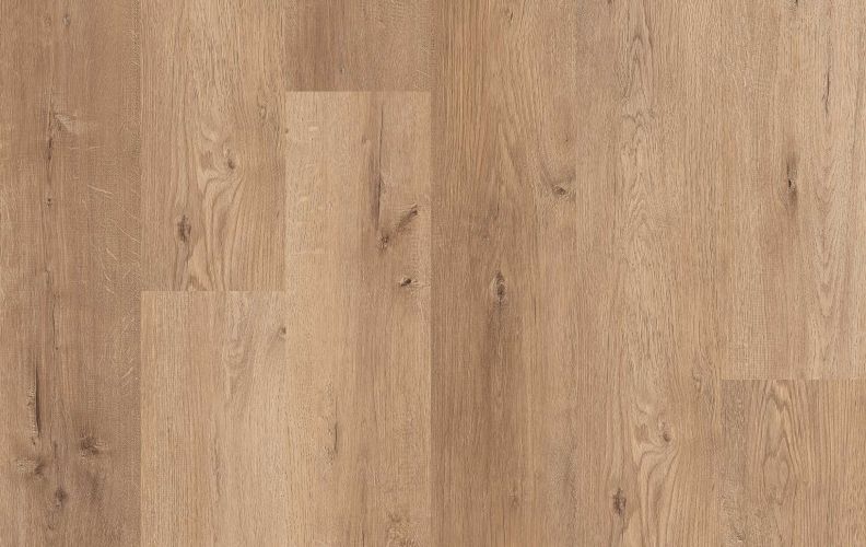 Wooden floor with light brown planks and natural grain patterns