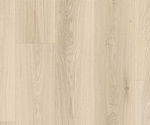 Light beige wooden floor with visible grain and plank joints throughout the surface.