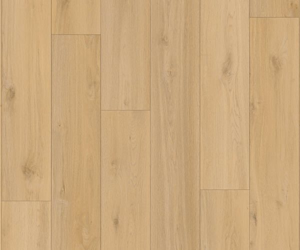 Wooden floor with light maple planks arranged in a staggered pattern.
