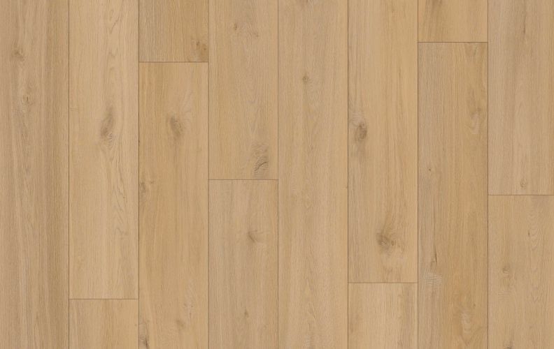 Light oak hardwood floor with narrow planks and subtle grain patterns