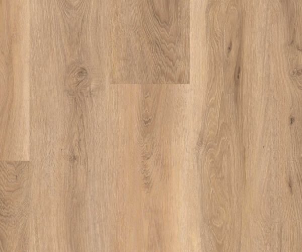 Light oak hardwood floor with visible grain and plank seams.