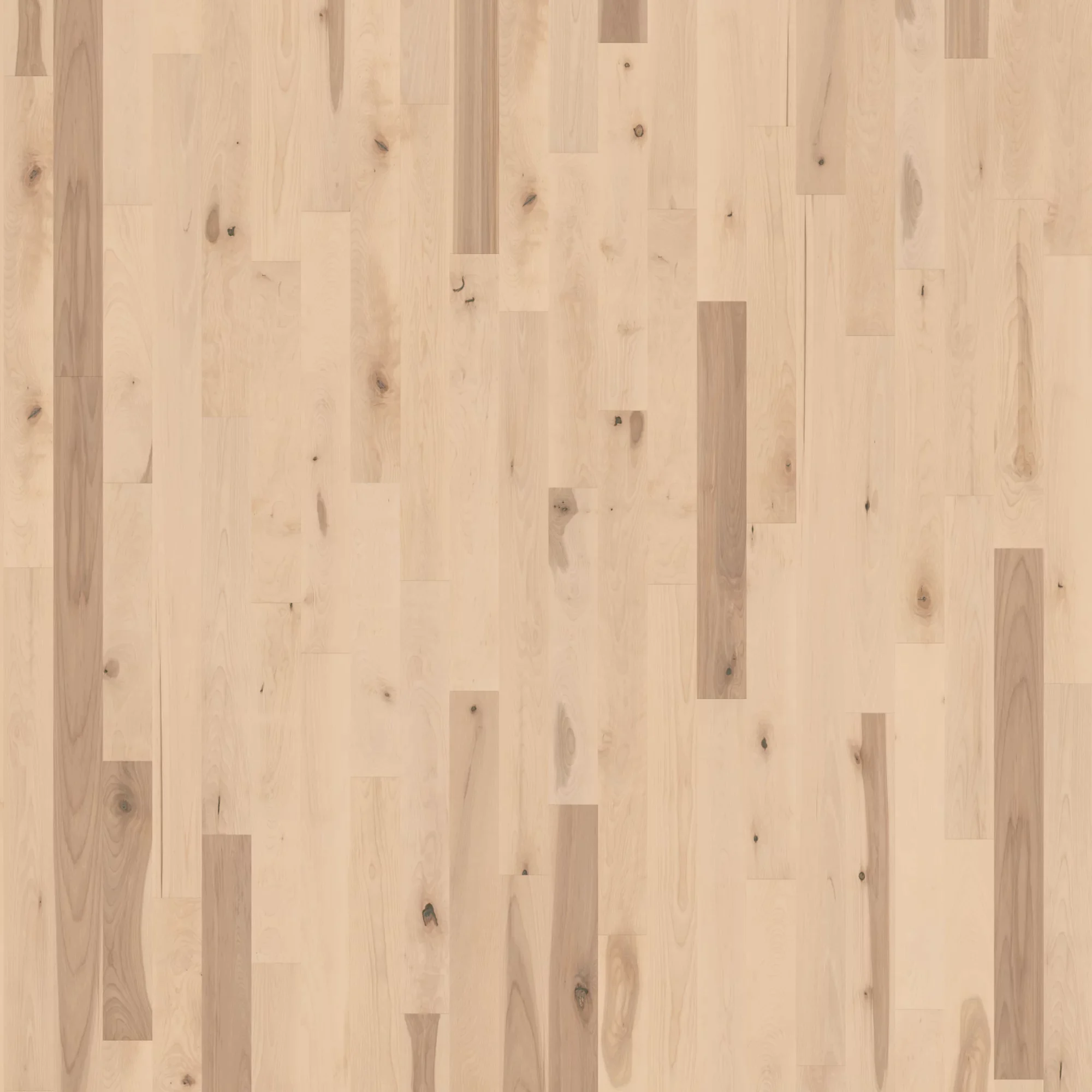 Light-colored hardwood floor with varied pale wood planks and visible knots and grain patterns.