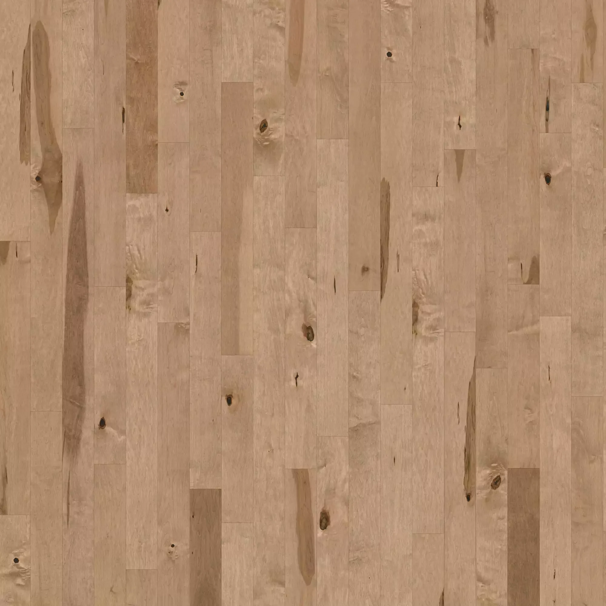 Light oak hardwood floor with visible knots and planks running horizontally across the image.