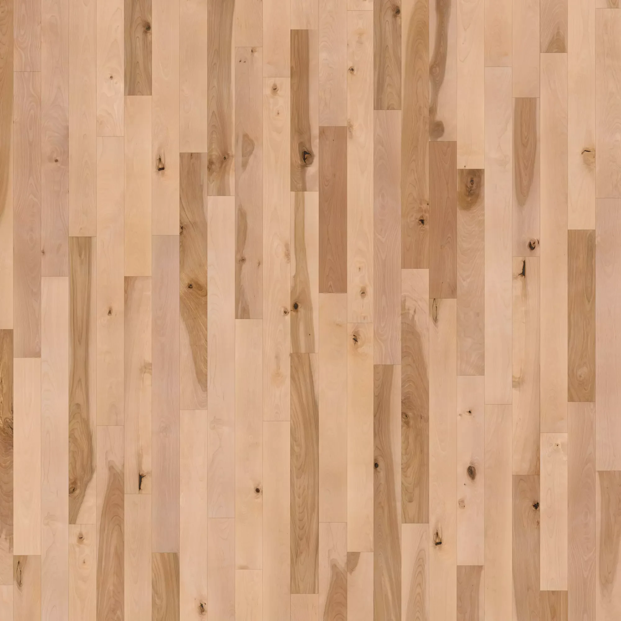 Close-up of light wooden floor planks with natural grain and knots, running horizontally across the image.
